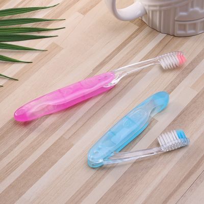 1pc Foldable Soft Hair Portable Toothbrush Travel Camping Hiking Outdoor Toothbrush