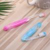 1pc Foldable Soft Hair Portable Toothbrush Travel Camping Hiking Outdoor Toothbrush view 1