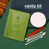 NineLife Basics Disposable Toothbrush 0.1ounce Toothpastes Dental Kit Mix Color Hotel Supplies Soap Slippers Cap Vanity Pack of 9, Green view 2