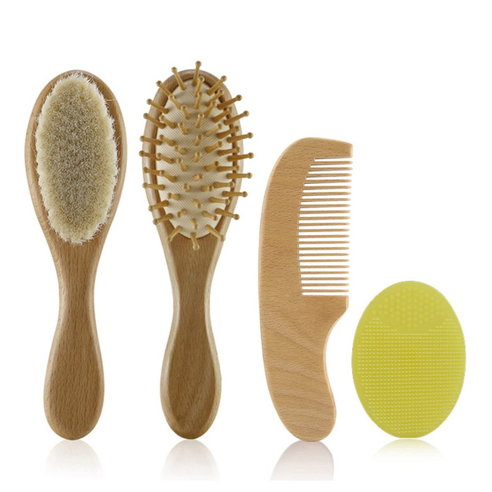 Cap Brush Silicone Hair Brush Comb Set Hair Comb For Baby Scalp Massage Bath Brushes Toddlers Travel Gear Baby Hair Comb Set For Baby Hair Comb And Brush Set Baby Hair Comb
