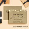 A7 Blank Grocer Brown Kraft Note Cards & Envelopes  Thick Flat Cards for Wedding and Birthday Invitations, Holiday Greetings, Postcards, All Occasions | 25 per Pack | NOT A Fold Over Card view 3