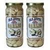 Old South Pickled Garlic (2 Pack) bundled with 4 count Lara's Gourmet Passion coasters view 1