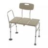 Cardinal Health Transfer Bench with Back, Aluminum, 18.5-22.5IN, 250LB view 1