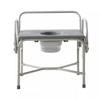 Cardinal Health Bariatric Drop Arm Patient Commode, Steel Powder Coat, 7QT Bucket, 21IN, 800LB view 2