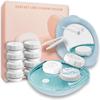 Portable Ultrasonic Contact Lens Cleaner Machine Kit with Extra 2PCS Solution Cleaning Case Replacement view 2