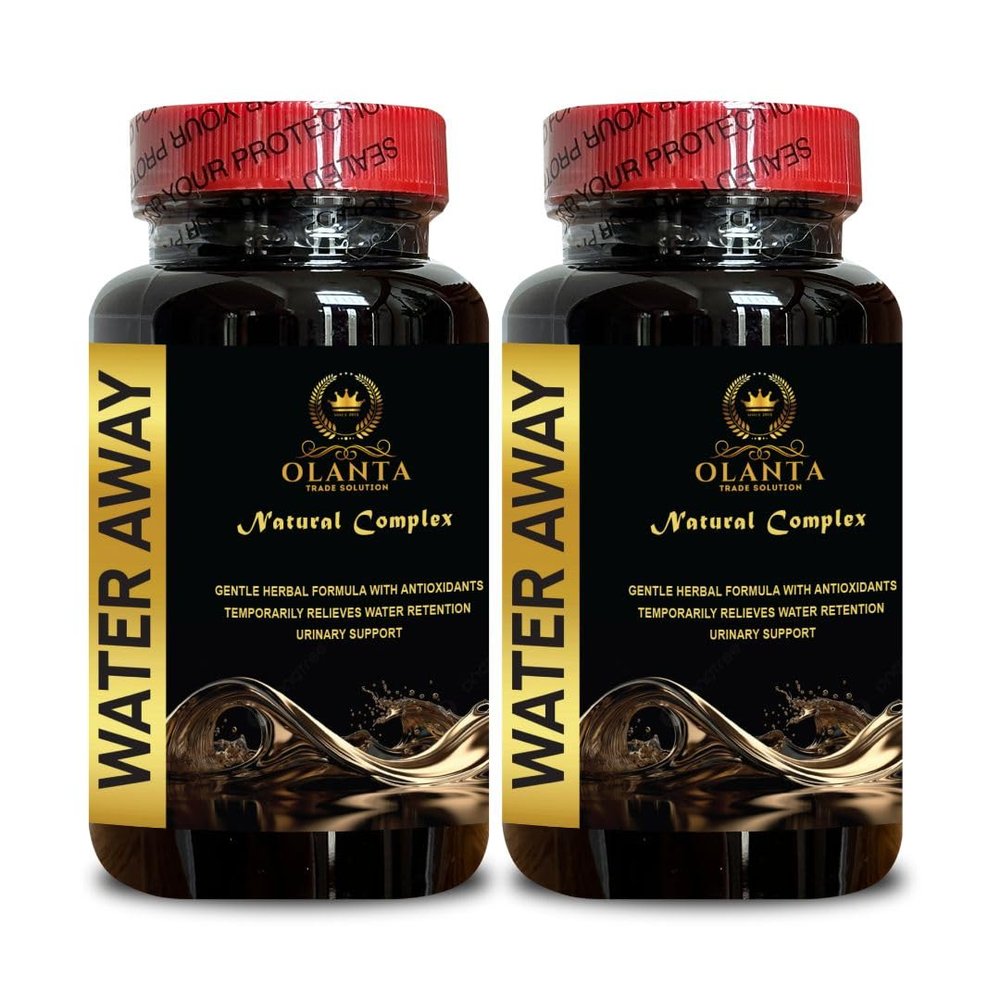 NineLife Basics Water Away - Fast Acting Water Away Pills for Women and Men, Water Retention and Flushing, Water Pills Vitamins, Fluid Pills for Water Retention, Water Retention Relief - 2 Bottles