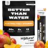 Hyburst Better Than Electrolyte & Vitamin Supplement Powder, Drink Mix with B12, L-Theanine, D3, K2, Zinc, Magnesium, Potassium, Supports Calm Focus & Energy, Peach Mango, 15 Pack view 1