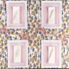 EcoQuality 7.75" inch Disposable Square Translucent Pink Plastic Plates with Gold Rim, China Like Party Plates, Heavy Duty Dessert Plate, Salads, Weddings, Baby Showers, Catering, Non Toxic (90) view 3