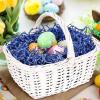 Koogel 1LB Blue Crinkle Paper Filler, Crinkle Cut Shredded Confetti for Basket Filling Graduation Boyfriend Birthday Hoilday Bachelorette Party Gift Box Packaging Stuffing view 3