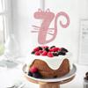 Florcmet Cat Seven Cake Topper, Number 7 Cake Topper for Baby Girl,Kitty Happy Seven years old Birthday Cake Decoration,7 Years Old Cute Pet Cat Birthday Party Decoration Supplies view 4