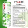 FITAID RX Zero Sugar, Encapsulated Creatine, Workout Recovery Drink, All-In-One Blend, BCAAs, Glucosamine, Turmeric, B-Complex, Naturally Sweetened, Juicy Apple, 12 Fl Oz (Pack of 12) view 2