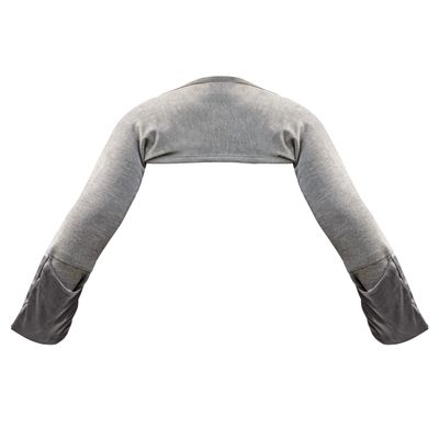 Bamboo Bubby Eczema Mitten Scratch Sleeves | Eczema Sleeves for Toddlers| Eczema Treatment Clothing | Gray Marle 1-2YR