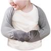 Bamboo Bubby Eczema Mitten Scratch Sleeves | Eczema Sleeves for Toddlers| Eczema Treatment Clothing | Gray Marle 1-2YR view 2
