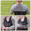 Bamboo Bubby Eczema Mitten Scratch Sleeves | Eczema Sleeves for Toddlers| Eczema Treatment Clothing | Gray Marle 1-2YR view 4