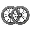 14 Inch Solid Wheelchair Rear Wheel, 1/2" (12.7 mm) Bearing, Transport Chair Replacement Parts, for Wheelchairs, Rollators, Walkers view 1