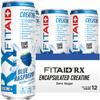 Lifeaid Fitaid Rx + Creatine Drink, Blue Raspberry, Zero Sugar, Vegan, Kosher, Keto Friendly, Gluten Free, 12 Fluid Ounce (Pack of 12) view 1