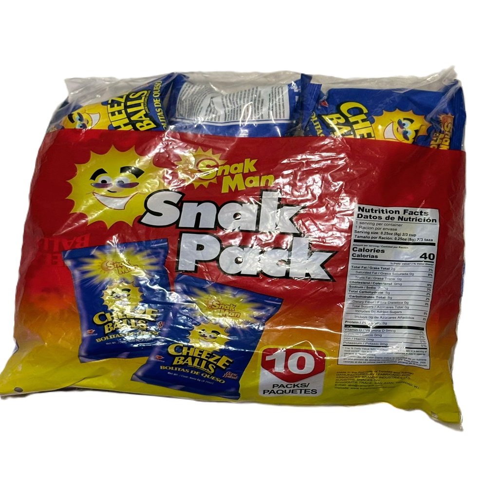 Generic Snak Man Baked Cheese Balls Bulk pack of 10