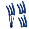 Cleaner Tools for Window Shutters Air Conditioner Dust with 3 Microfiber Sleeves - Mini Duster and Brush,for Keyboard,Car Air Vent, Vehicle Blind Dust Cleaning Tool for SUV, Truck, RV, Blue view 1