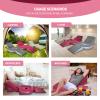 Nevife Inflatable 3pcs Bed Wedge Pillow Set with Hole-Reading Pillow&Back Support,Leg Pain Relief,Adjustable Pillows for Acid Reflux,GERD,Sleeping,Leg,Back Support-Restful Sleep and Travel (red) view 2