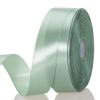 YASEO 1 Inch Sage Green Solid Satin Ribbon, 50 Yards Craft Fabric Ribbon for Gift Wrapping Floral Bouquets Wedding Party Decoration view 1