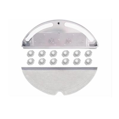 JINGDING Water Tank, Mop Cloth, Compatible for Roborock 1/2 S5 S50 S51 S55 S6 S60 S65 E25 E35 E20 C10 T4 T6, Robot Vacuum Cleaner Spare Parts, Set a