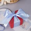 YASEO 2 Inch Sky Blue Solid Satin Ribbon, 50 Yards Craft Fabric Ribbon for Gift Wrapping Floral Bouquets Wedding Party Decoration view 4