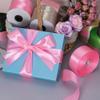 YASEO 1 Inch Flamingo Pink Solid Satin Ribbon, 50 Yards Craft Fabric Ribbon for Gift Wrapping Floral Bouquets Wedding Party Decoration view 4