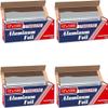 12"x1000 Aluminum Foil Roll | Ideal for Grilling, Baking, & Food Storage | Durable, Versatile for Home & Professional Use | Premium Quality, Commercial Grade, w/Easy Tear Dispenser Box (Pack of 4) view 1