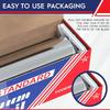 12"x1000 Aluminum Foil Roll | Ideal for Grilling, Baking, & Food Storage | Durable, Versatile for Home & Professional Use | Premium Quality, Commercial Grade, w/Easy Tear Dispenser Box (Pack of 4) view 3