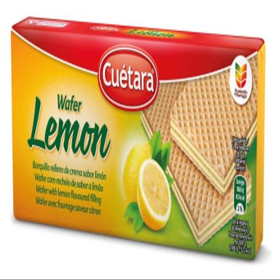 CUTARA - Wafer LEMON Cookies - 5 x 5.29 oz / 150 gr (PACK OF 5)