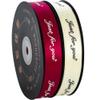 JFS 100Yards(90m),Customized Bible Ribbon with Logo,Custom Printed Ribbon,Personalized Logo Polyester Ribbon Wedding Birthday Satin Ribbons (25mm Ribbon) view 4