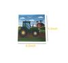 40Pcs Tractor Farm Dessert Napkins Car Locomotive Lunch Dinner Tableware Disposable Paper Napkin Set for Train Railway Birthday Baby Shower Party Supplies Decoration(6.5in) view 2
