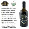 Galbasa - Organic Olive Oil from Sicily, Italy - Extra Virgin, First Cold Pressed, Early Harvest - Polyphenol Rich, Peppery Finish, No Pesticides - 16.9 fl oz view 2