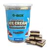 G-BOX Freeze Dried Ice Cream Sandwiches (Vanilla, 7 OZ) | Freeze Dried Backpacking & Camping Food, NASA Space Dessert, Perfect for Camping, Outdoor, Party - Air-tight Sealed in a Deli Container view 1
