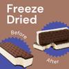 G-BOX Freeze Dried Ice Cream Sandwiches (Vanilla, 3 OZ) | Freeze Dried Camping Food, NASA Space Dessert, Halloween Candy, Perfect for Camping, Outdoor, Party - Air-tight Sealed in a Deli Container view 3