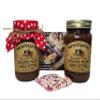 Amish Homemade Style Caramel Pecan Apple Butter 2/18 Oz Jars with Jar Toppers view 1