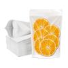 100 PCS Resealable Packaging Bags for Small BusinessKraft Bags With Window Clear Fornt Heat Seal Sealable 7.9"x11.8"Paper Zipper Stand Up Pouches Nut Bag Coffee Cookie Herb Food Bakery Storage view 1