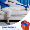 42 Inch Leg Lifter,Leg Lifter After Hip Replacement with Large Foot Loop,Mobility Aid for Disables and Elderly,Leg Lifter Strap for Knee Replacement Recovery Aids(Blue) view 4