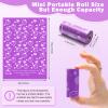 300P Sanitary Napkin Disposal Bags, Luxiv Disposable Sanitary Bags Rolls Personal Care Disposal Bag for Diapers, Tampons, Pad Period Bag Disposal Feminine Hygiene Products Bags with Scent (Purple) view 2
