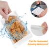 100 PCS Resealable Packaging Bags for Small BusinessKraft Bags With Window Clear Fornt Heat Seal Sealable 7"x10"Paper Zipper Stand Up Pouches Nut Bag Coffee Cookie Herb Food Bakery Storage view 4