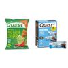 Quest Protein Chips & Mini Protein Cookie Bars Bundle - Chili Lime Tortilla Chips, 12 Count & Cookies & Cream Bars, 14 Count view 1