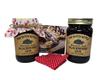 Amish Homestyle Blackberry Seeded Jam 2/19 Oz Jars with Fabric Toppers view 1