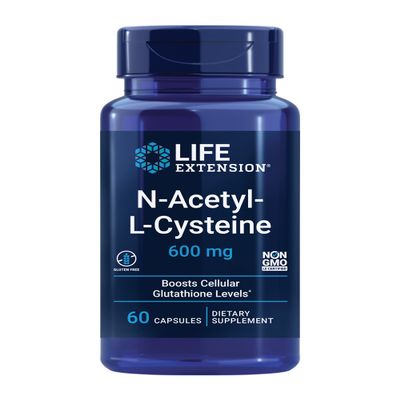 Life Extension Super Bio-Curcumin and N-Acetyl-L-Cysteine Antioxidant Immune Respiratory Liver Support