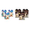 Atkins Energy Shake Creamy Caramel with Protein, Gluten Free, Keto-Friendly, 4 Count(Pack of 3) and Atkins Caf au Lait Iced Coffee Protein Shake, 15g Protein, Low Glycemic, 3g Net Carb, 1g Sugar, Keto Friendly, 12 Count view 1