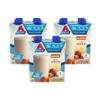 Atkins Energy Shake Creamy Caramel with Protein, Gluten Free, Keto-Friendly, 4 Count(Pack of 3) and Atkins Caf au Lait Iced Coffee Protein Shake, 15g Protein, Low Glycemic, 3g Net Carb, 1g Sugar, Keto Friendly, 12 Count view 2