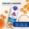 Atkins Energy Shake Creamy Caramel with Protein, Gluten Free, Keto-Friendly, 4 Count(Pack of 3) and Atkins Caf au Lait Iced Coffee Protein Shake, 15g Protein, Low Glycemic, 3g Net Carb, 1g Sugar, Keto Friendly, 12 Count view 3