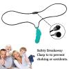 Chew Necklaces for Sensory Kids, Silicone Chewy Necklace for Autistic Children, 10 Pack Autism Sensory Toys for Boys and Girls, Oral Motor Chewable Toys for Mild Chewers view 4