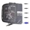 Medium Easy Wrap Blood Pressure Cuff for Thin and Small Arm,Compatible with Omron 8.7~12.6 Inches (22~32) CM Adult BP Replacement Cuff, Adult Cuff Only -5 Connectors (Medium+ 5 Connectors) view 1