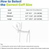 Medium Easy Wrap Blood Pressure Cuff for Thin and Small Arm,Compatible with Omron 8.7~12.6 Inches (22~32) CM Adult BP Replacement Cuff, Adult Cuff Only -5 Connectors (Medium+ 5 Connectors) view 2
