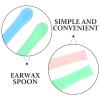 Baluue Visible Ear Spoon Head 15pcs Ear Cleaning Set Soft Silicone Replacement Covers view 3
